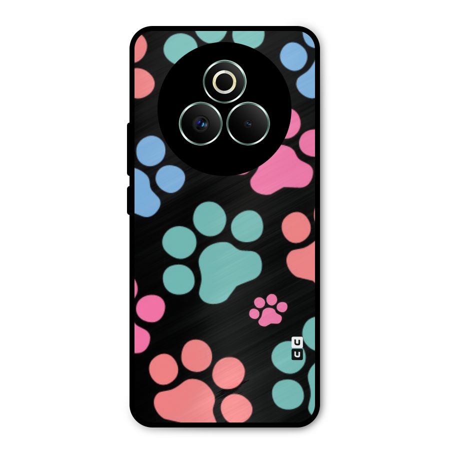 Puppy Paws Metal Back Case for Realme P3 Pro