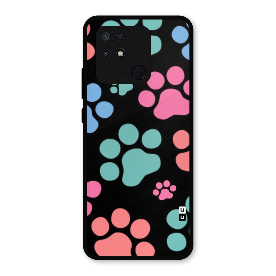 Puppy Paws Metal Back Case for Redmi 10 Power