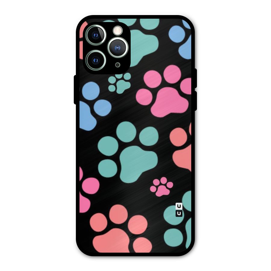 Puppy Paws Metal Back Case for iPhone 11 Pro Max
