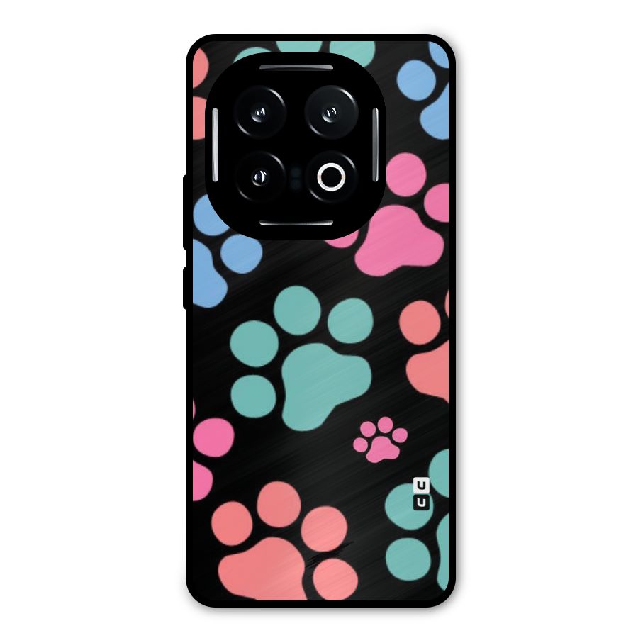 Puppy Paws Metal Back Case for iQOO 13