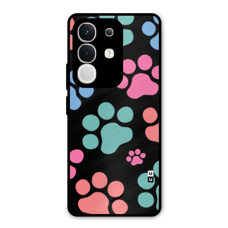 Puppy Paws Metal Back Case for iQOO Z10x
