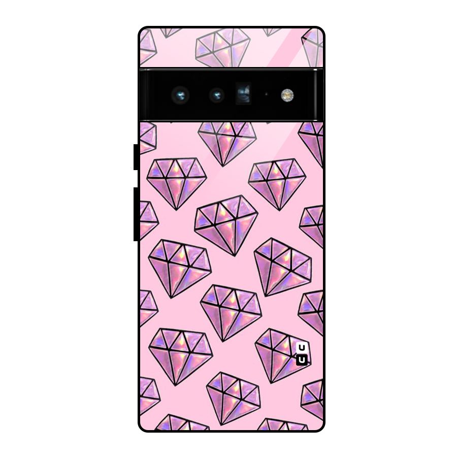 Purple Diamond Designs Glass Back Case for Google Pixel 6 Pro