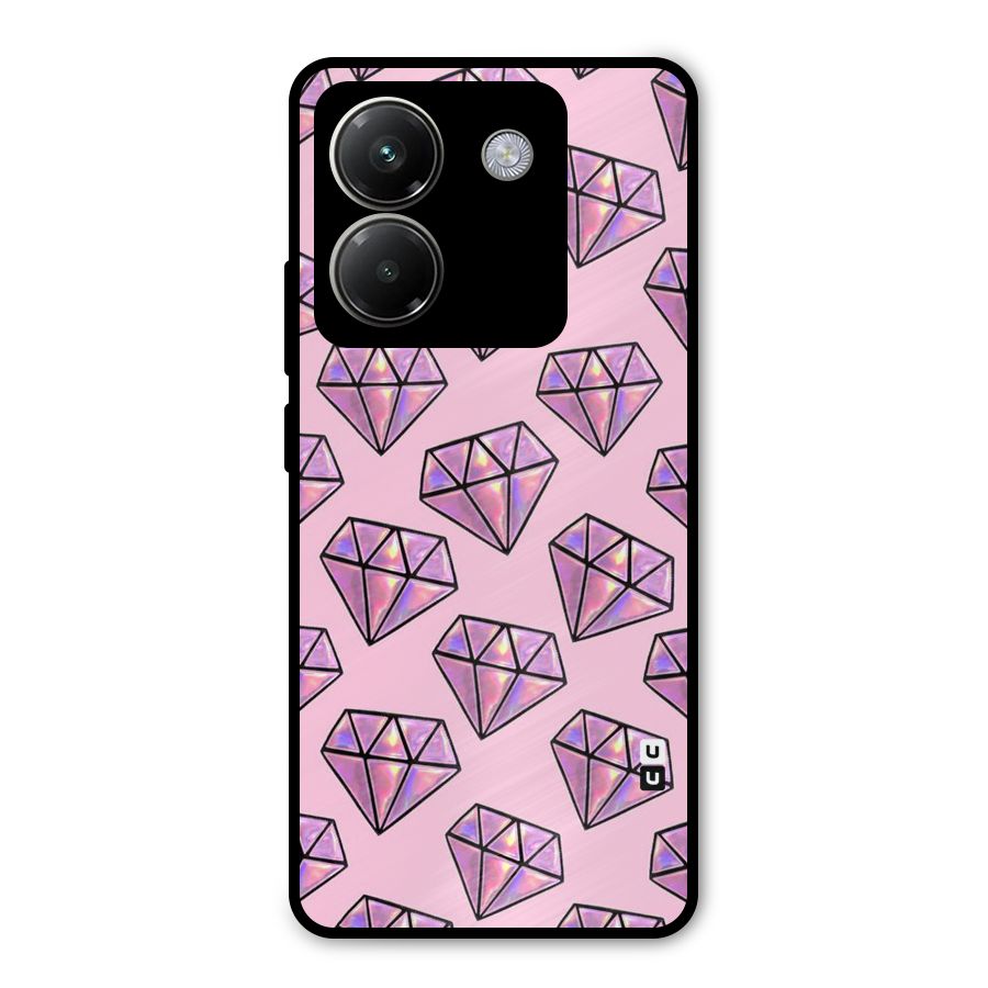 Purple Diamond Designs Metal Back Case for Poco M7 Pro 5G