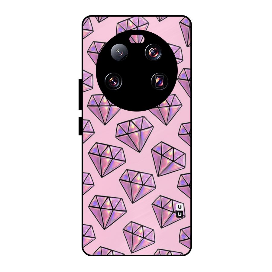Purple Diamond Designs Metal Back Case for Xiaomi 13 Ultra