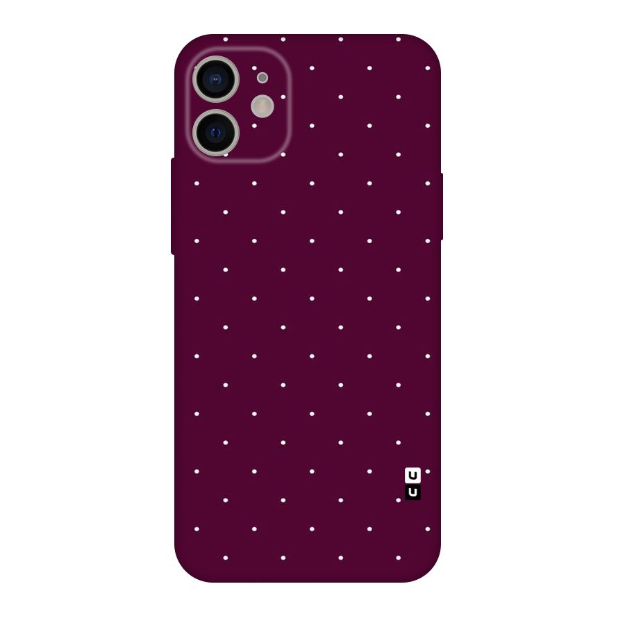 Purple Polka Original Polycarbonate Back Case for iPhone 11
