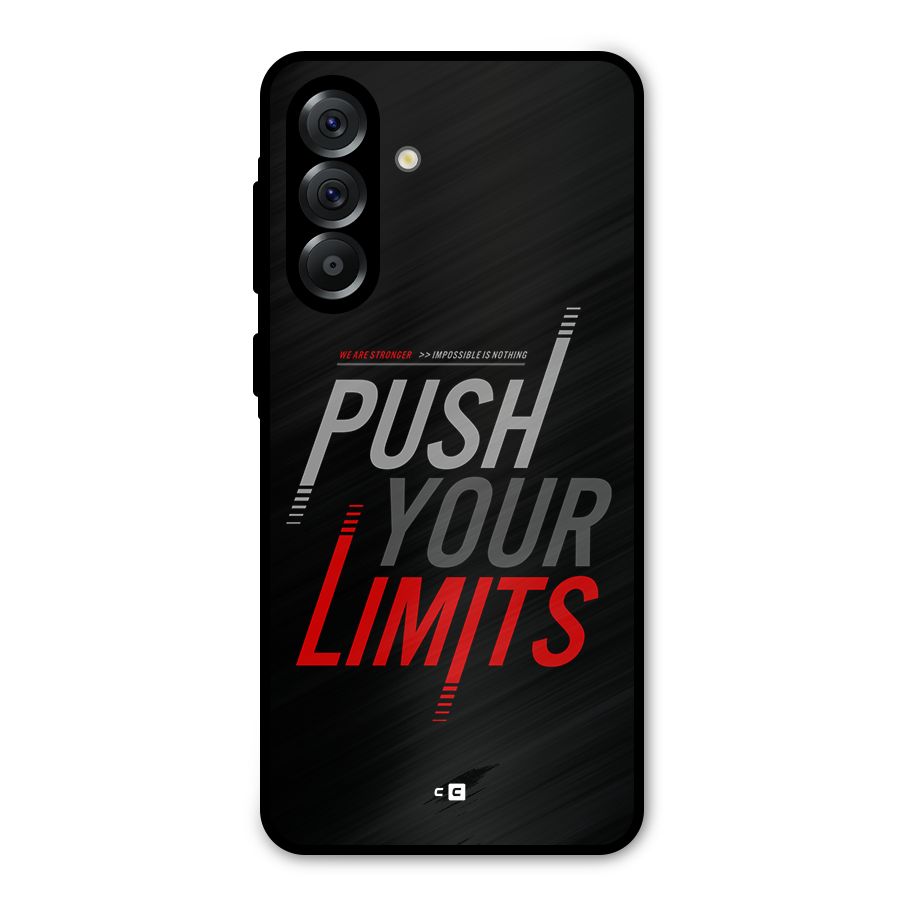 Push Your Limits Metal Back Case for Galaxy A56