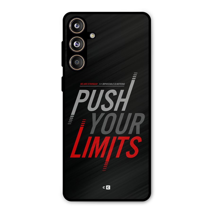 Push Your Limits Metal Back Case for Galaxy F55