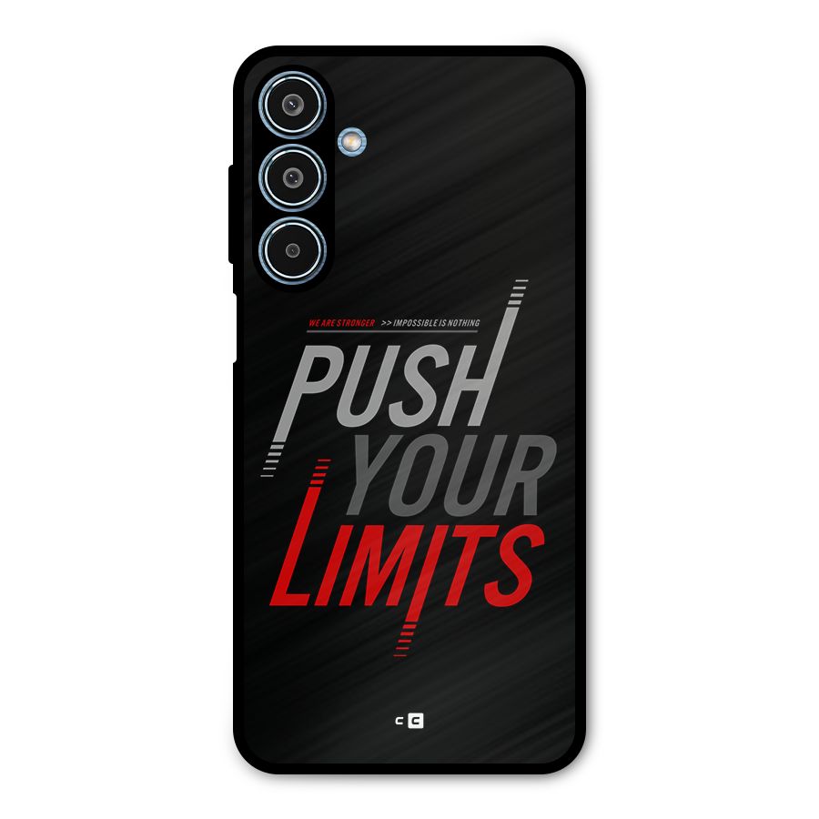 Push Your Limits Metal Back Case for Galaxy M35