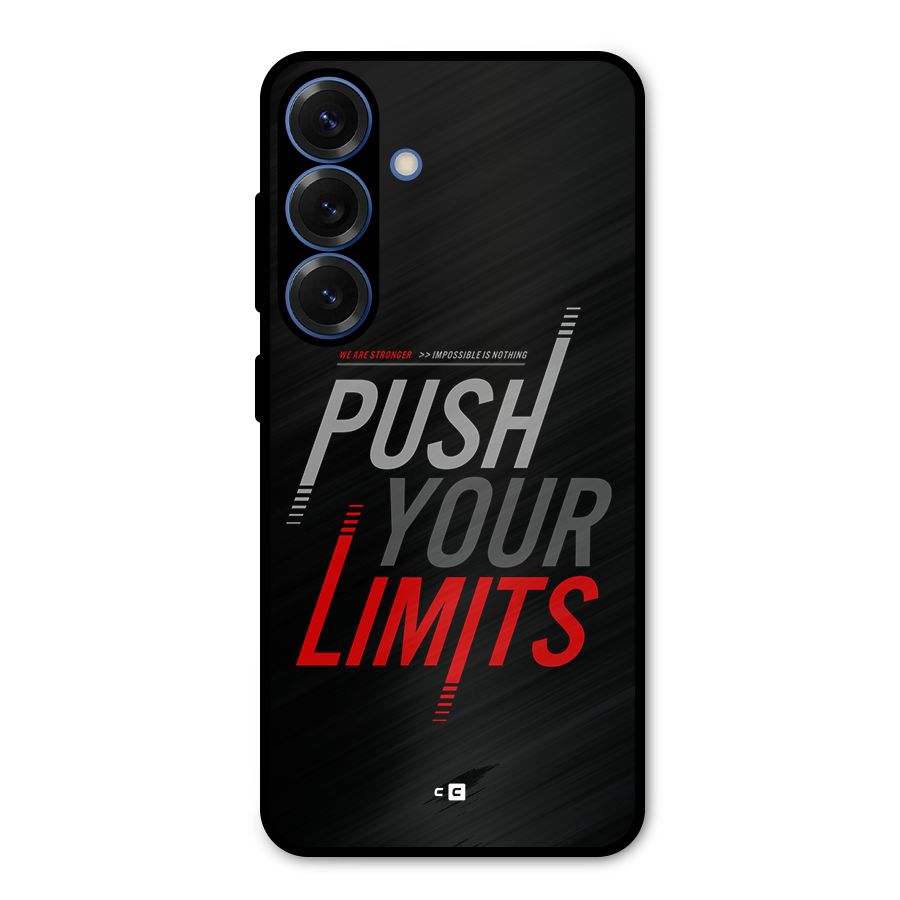 Push Your Limits Metal Back Case for Galaxy S25