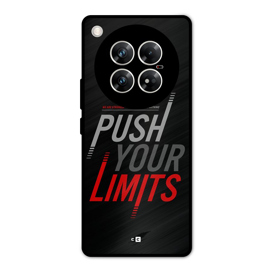 Push Your Limits Metal Back Case for Infinix Zero 40 5G