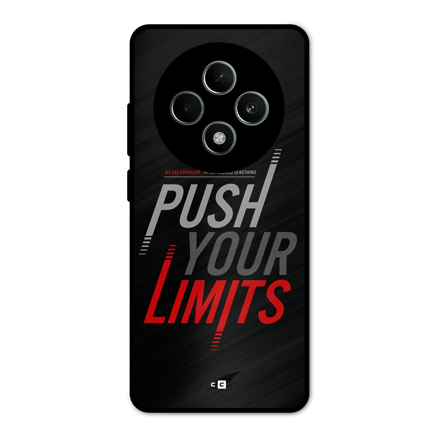 Push Your Limits Metal Back Case for Oppo F27