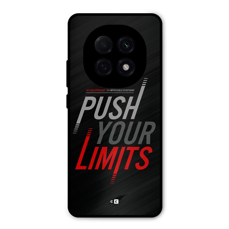 Push Your Limits Metal Back Case for Oppo F29 Pro