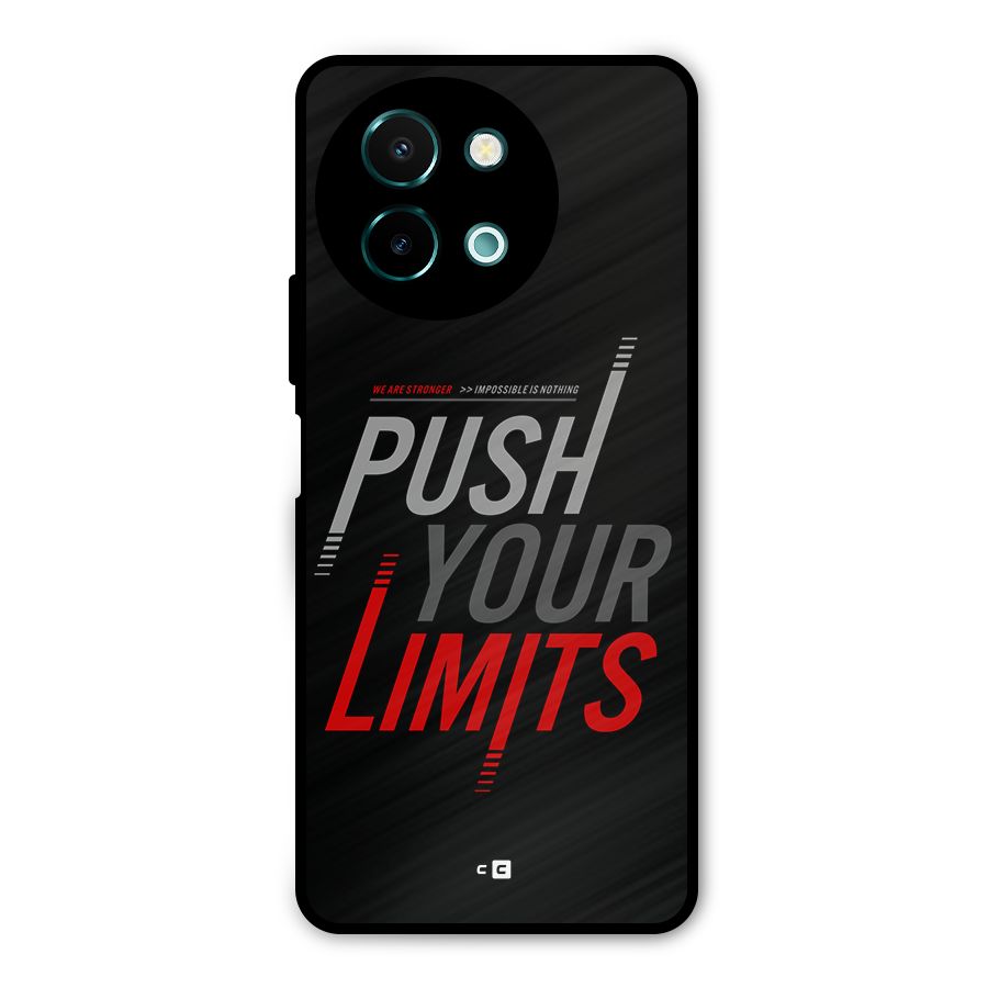 Push Your Limits Metal Back Case for Vivo Y58