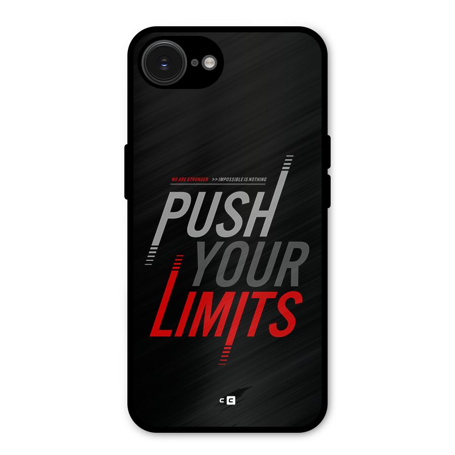 Push Your Limits Metal Back Case for iPhone 16e