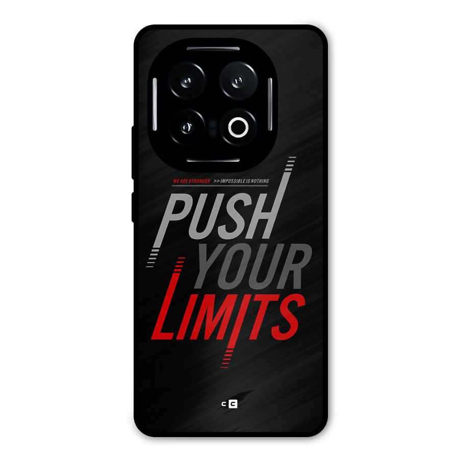 Push Your Limits Metal Back Case for iQOO 13