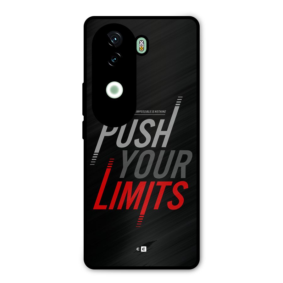 Push Your Limits Metal Back Case for iQOO Z9s