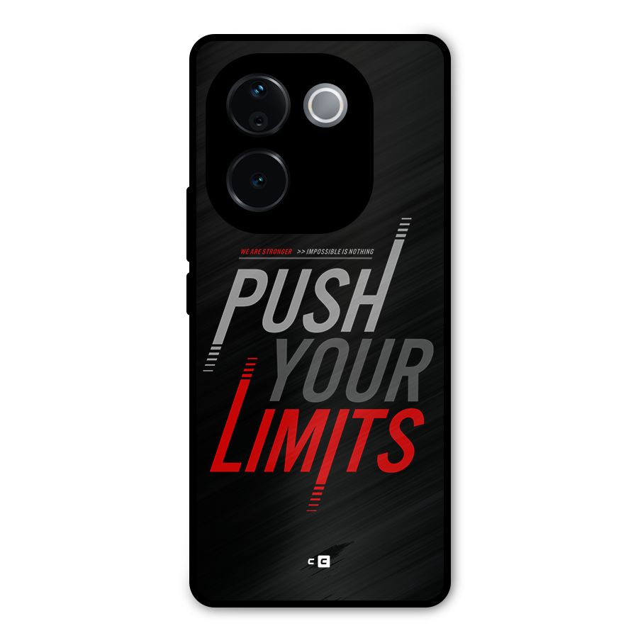 Push Your Limits Metal Back Case for iQOO Z9s Pro