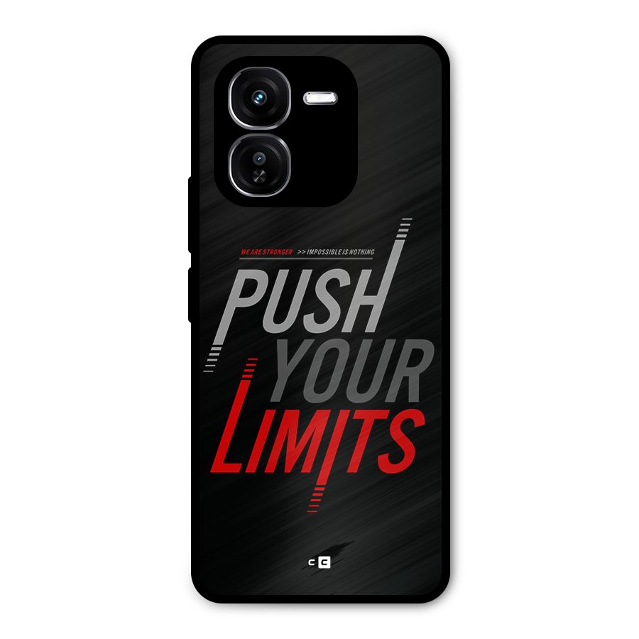 Push Your Limits Metal Back Case for iQOO Z9x