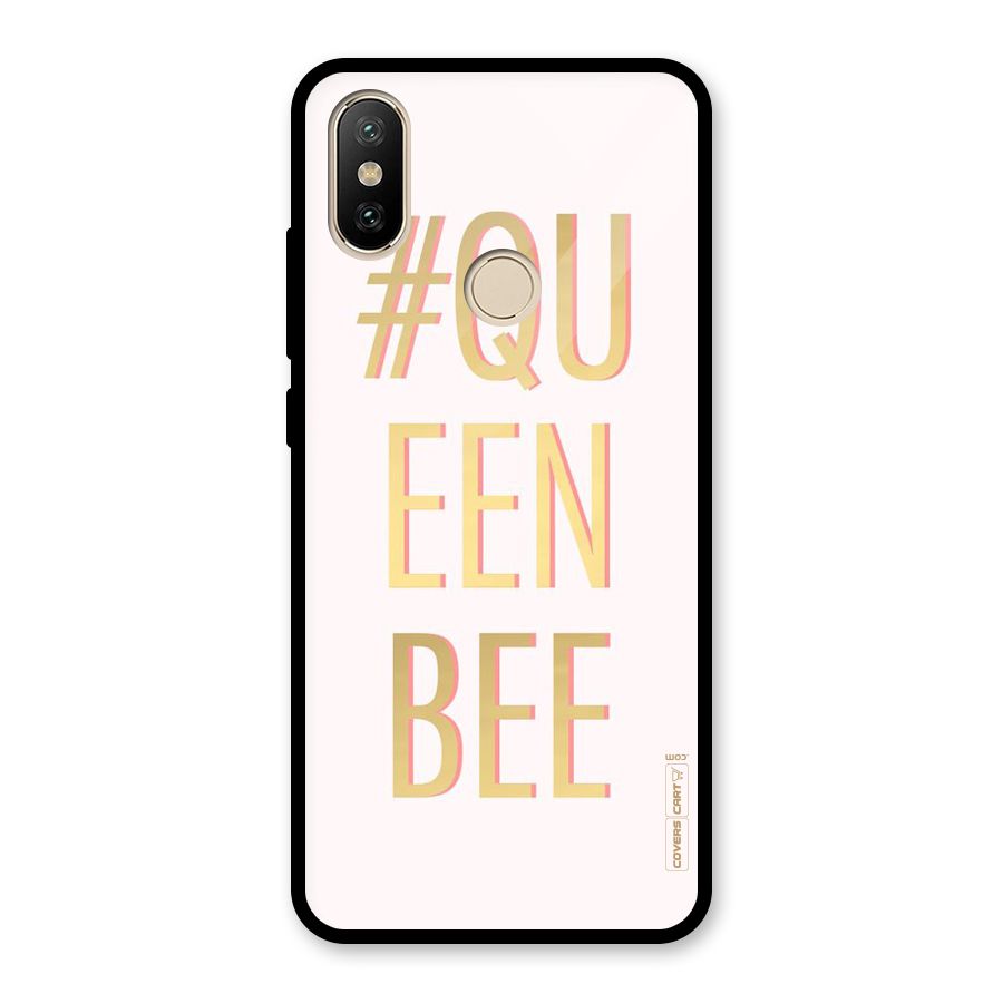 Queen Bee Glass Back Case for Redmi A2