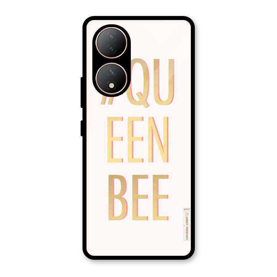 Queen Bee Glass Back Case for Vivo Y100A