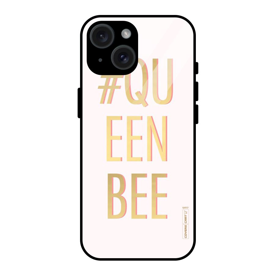 Queen Bee Glass Back Case for iPhone 15