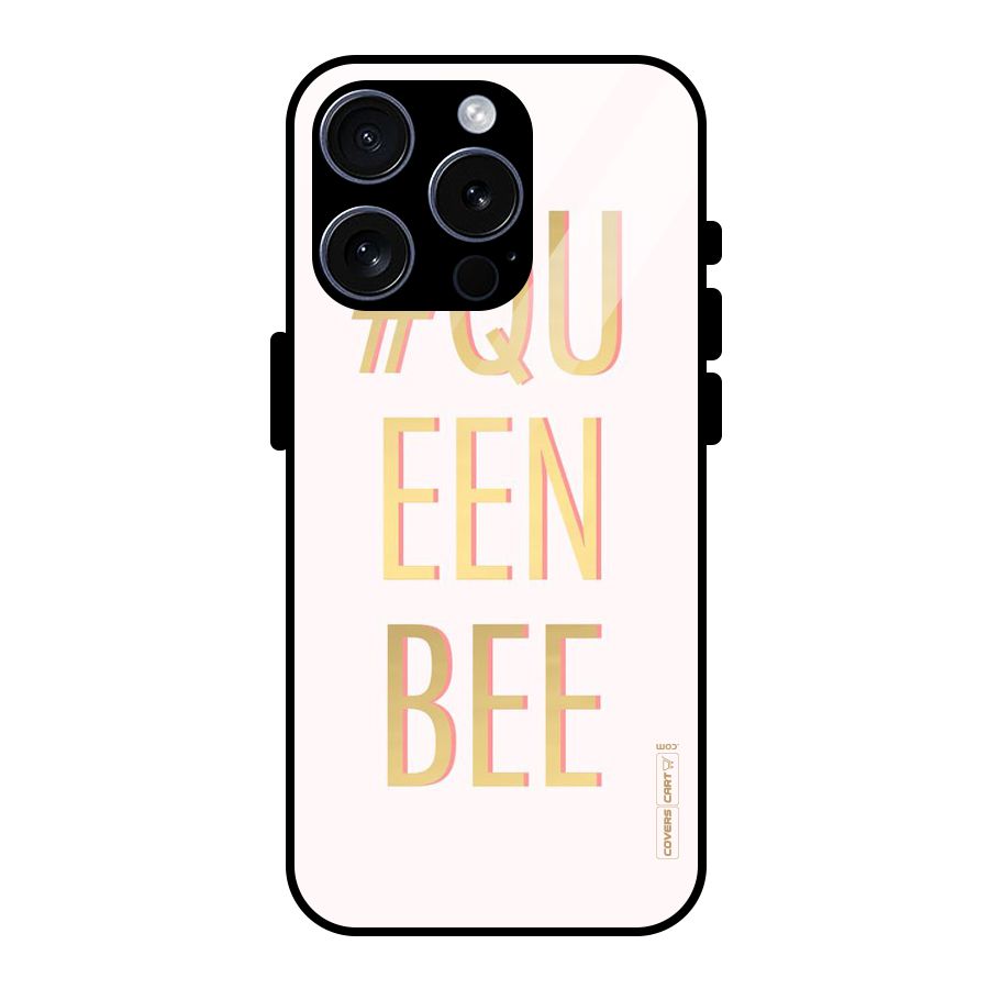Queen Bee Glass Back Case for iPhone 15 Pro