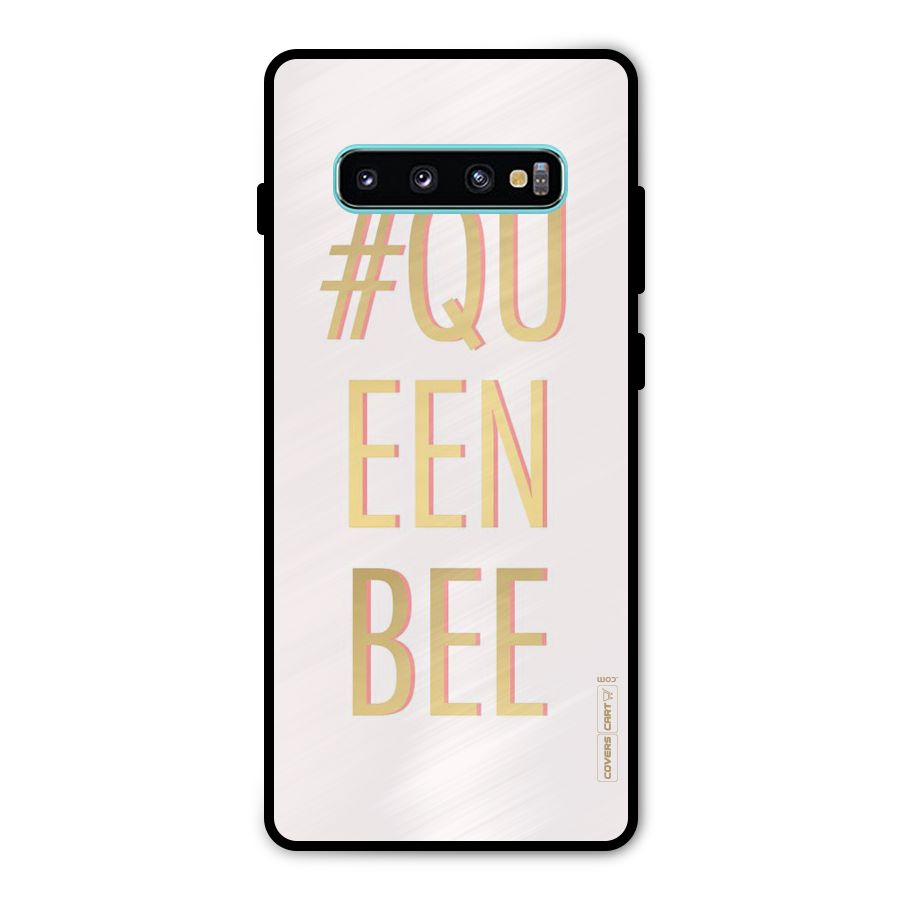 Queen Bee Metal Back Case for Galaxy S10 Plus