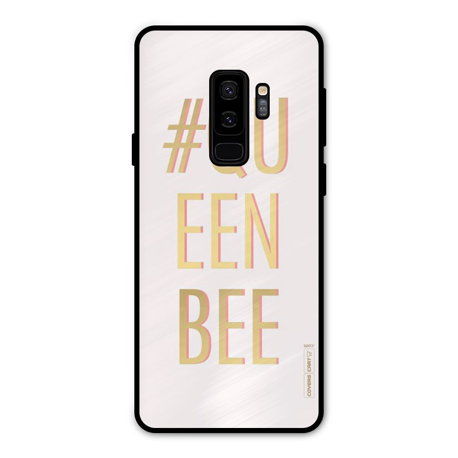 Queen Bee Metal Back Case for Galaxy S9 Plus