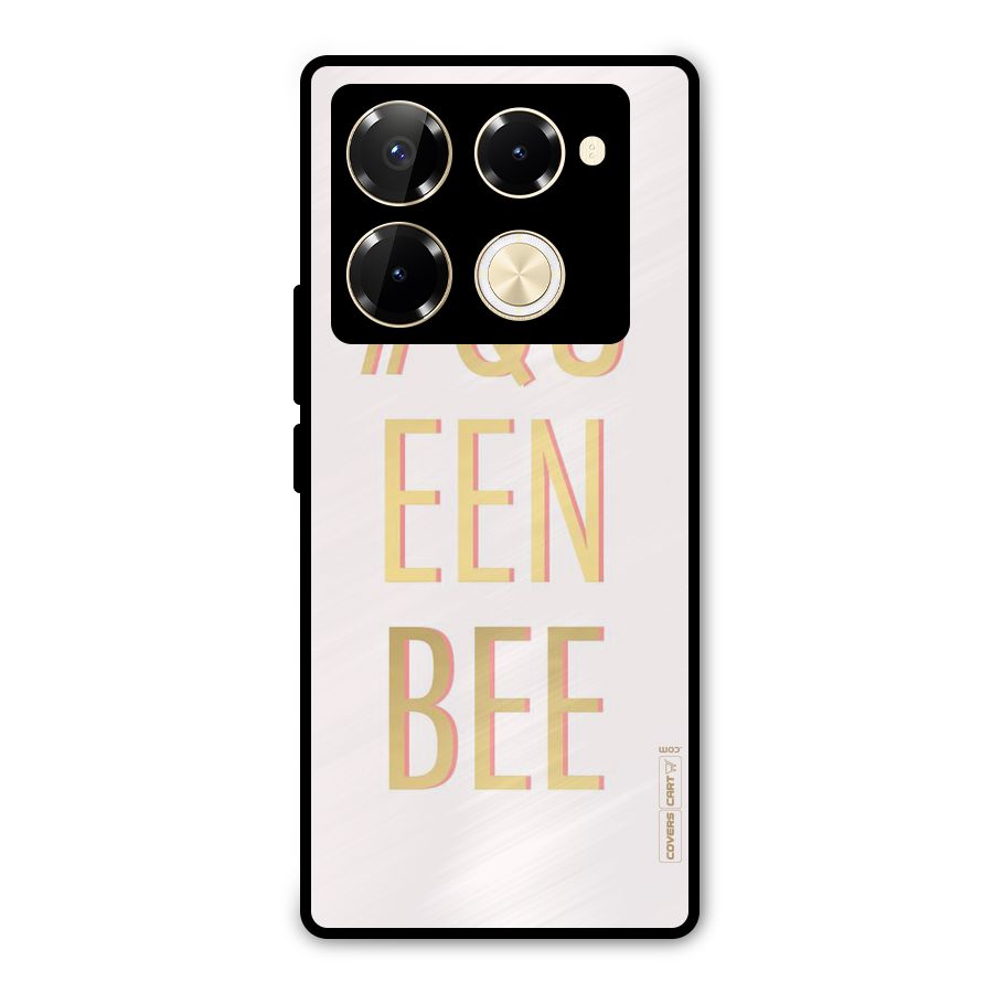 Queen Bee Metal Back Case for Infinix Note 40 Pro Plus