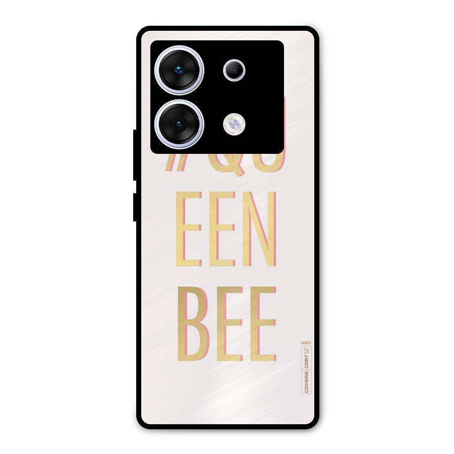 Queen Bee Metal Back Case for Infinix Zero 30 5G