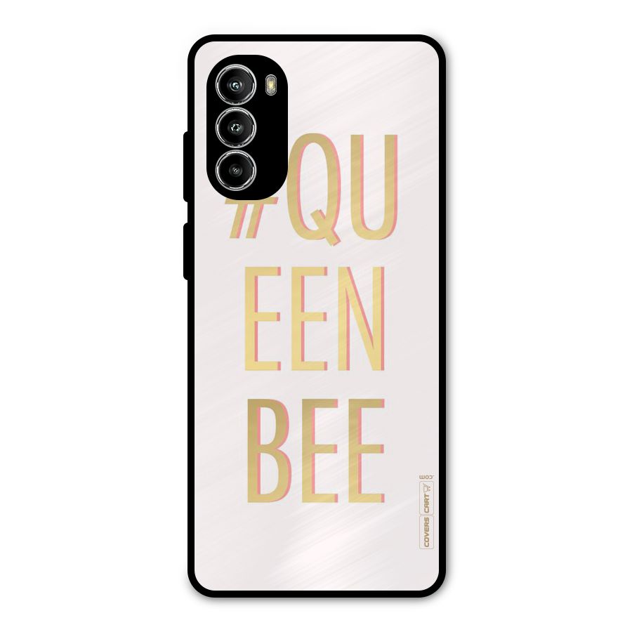 Queen Bee Metal Back Case for Moto G52
