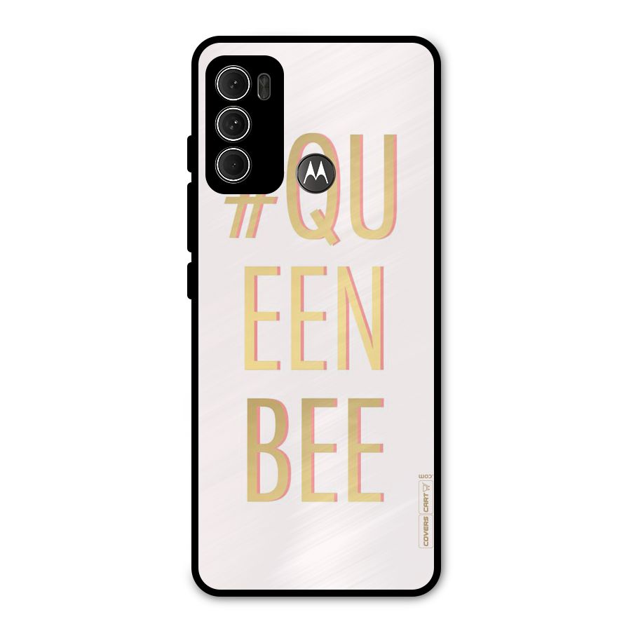 Queen Bee Metal Back Case for Moto G60