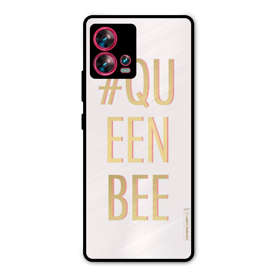 Queen Bee Metal Back Case for Motorola Edge 30 Fusion