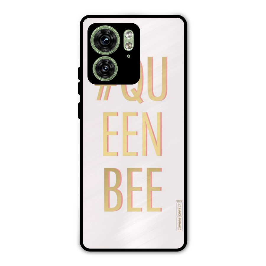 Queen Bee Metal Back Case for Motorola Edge 40 5G