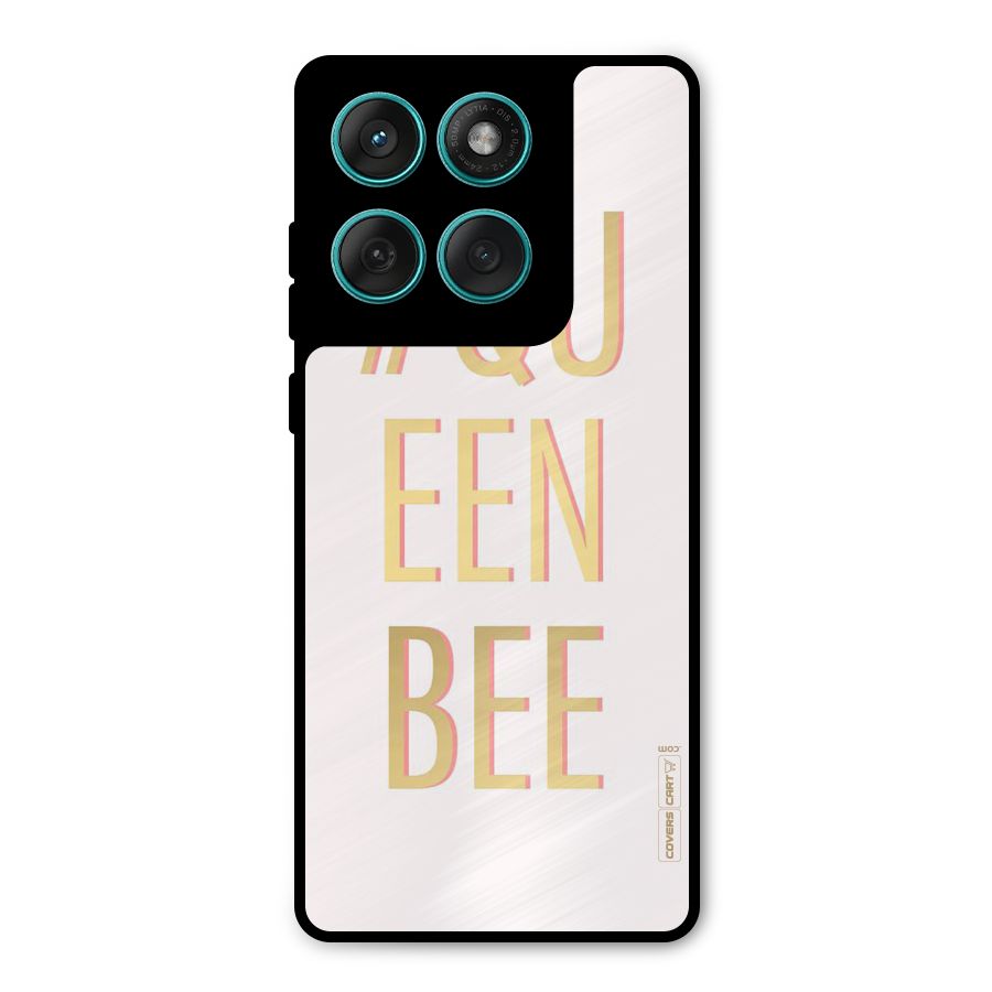 Queen Bee Metal Back Case for Motorola Edge 60 Fusion
