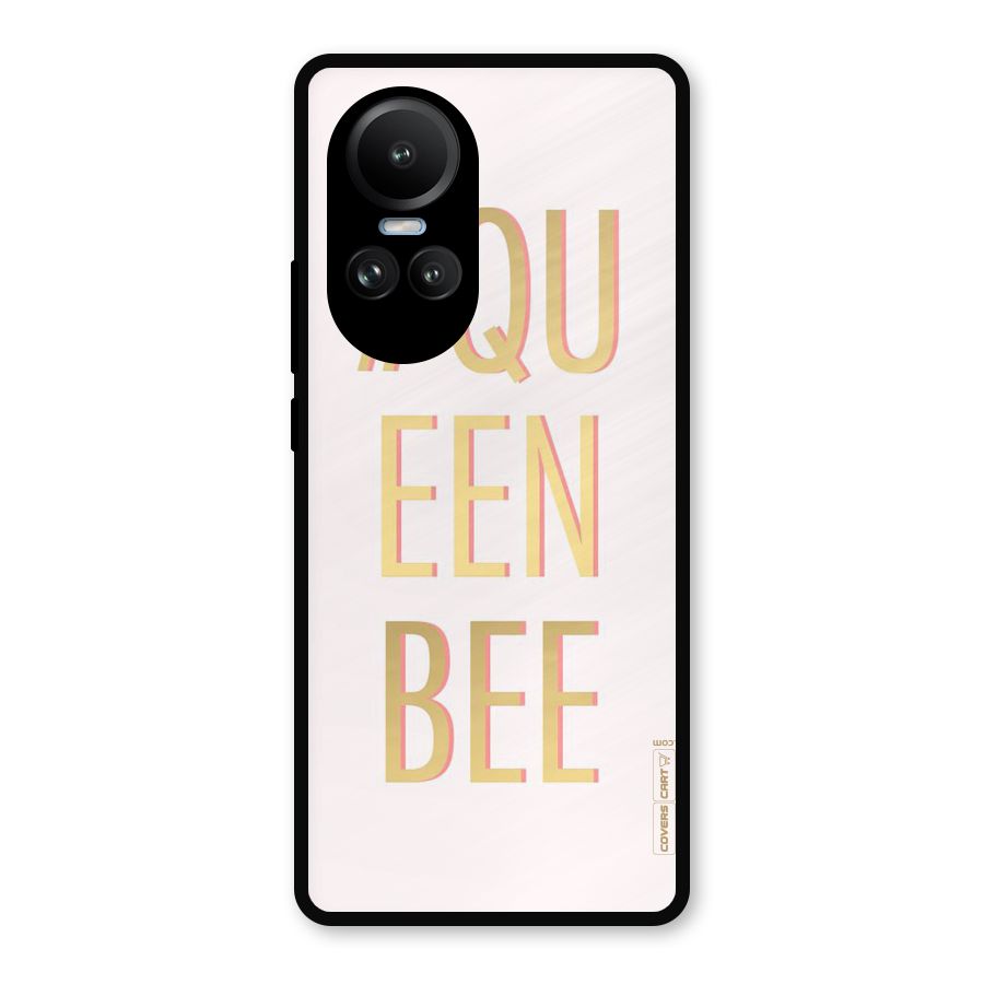 Queen Bee Metal Back Case for Oppo Reno10 Pro