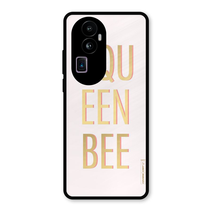 Queen Bee Metal Back Case for Oppo Reno10 Pro Plus