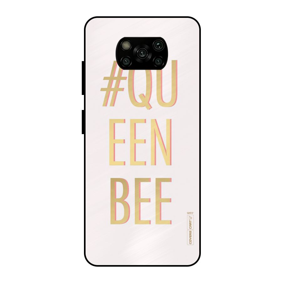 Queen Bee Metal Back Case for Poco X3