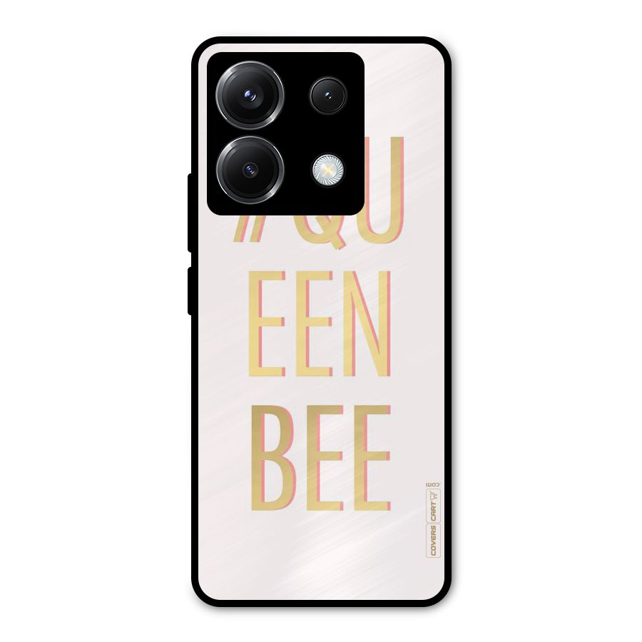 Queen Bee Metal Back Case for Poco X6