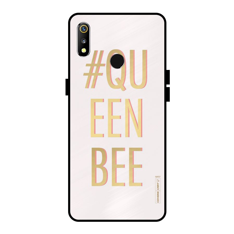 Queen Bee Metal Back Case for Realme 3i