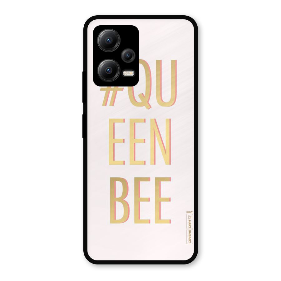 Queen Bee Metal Back Case for Redmi Note 12 5G