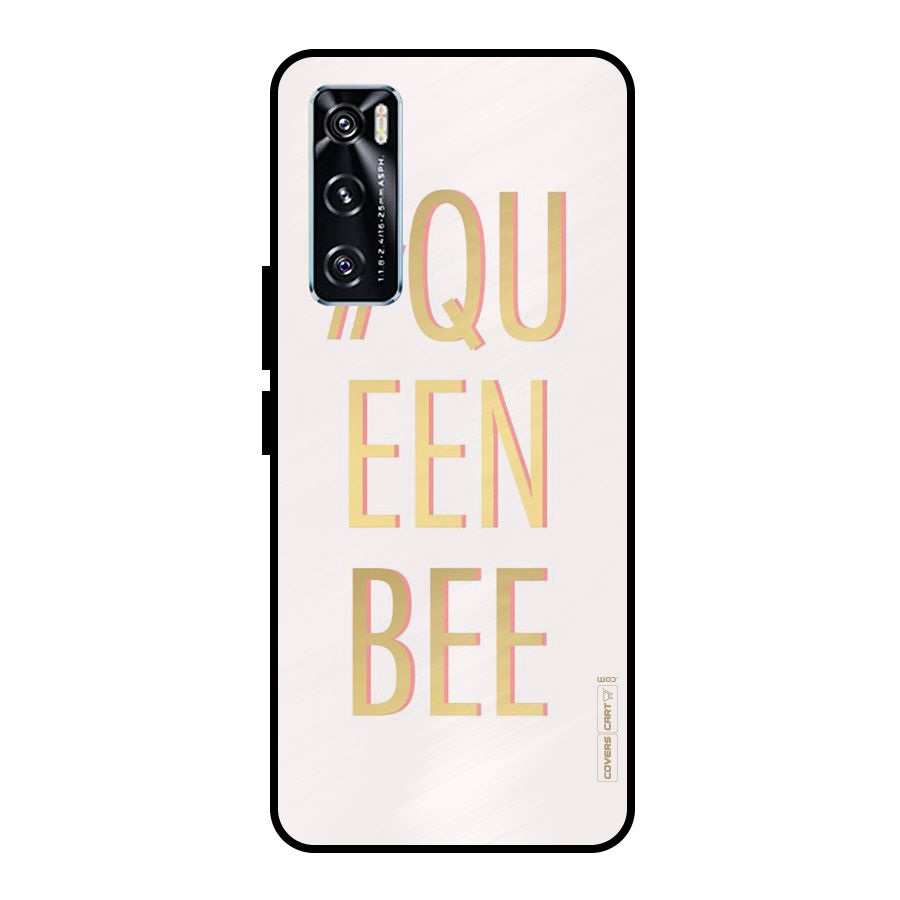 Queen Bee Metal Back Case for Vivo V20 SE