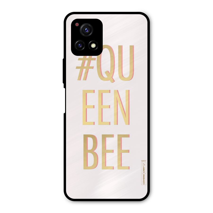 Queen Bee Metal Back Case for Vivo Y72 5G