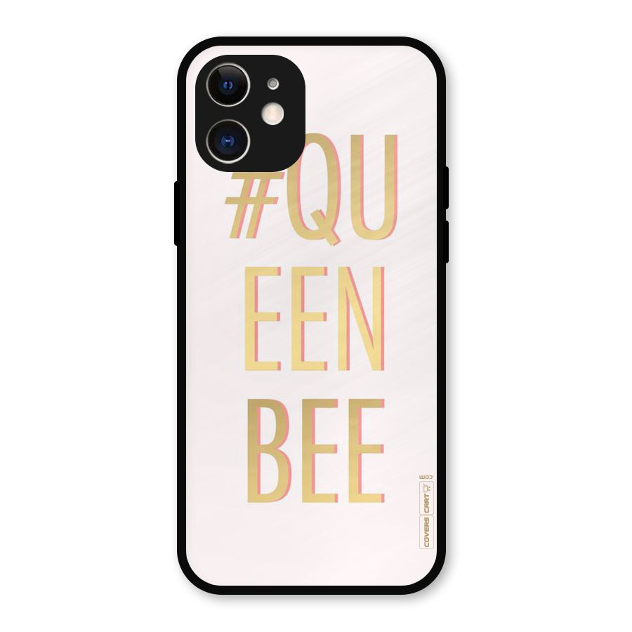 Queen Bee Metal Back Case for iPhone 12