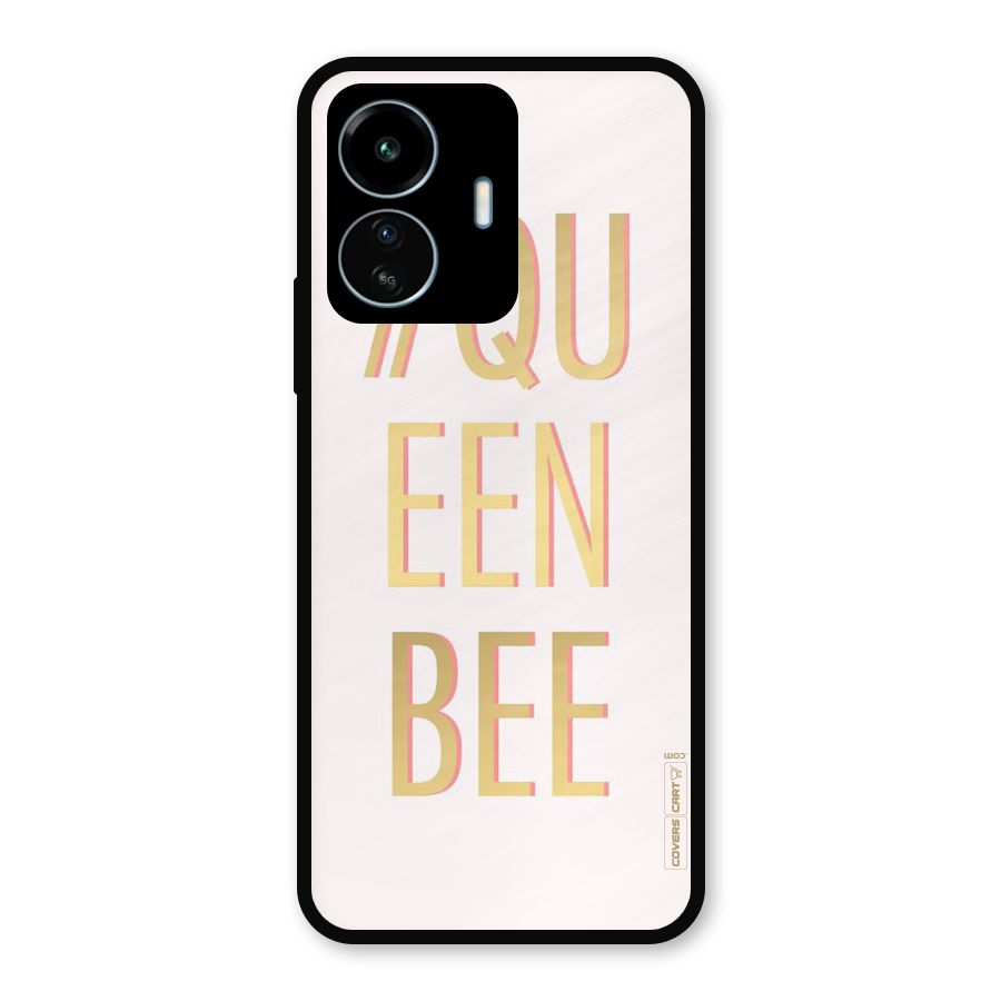 Queen Bee Metal Back Case for vivo iQOO Z6 Lite 5G