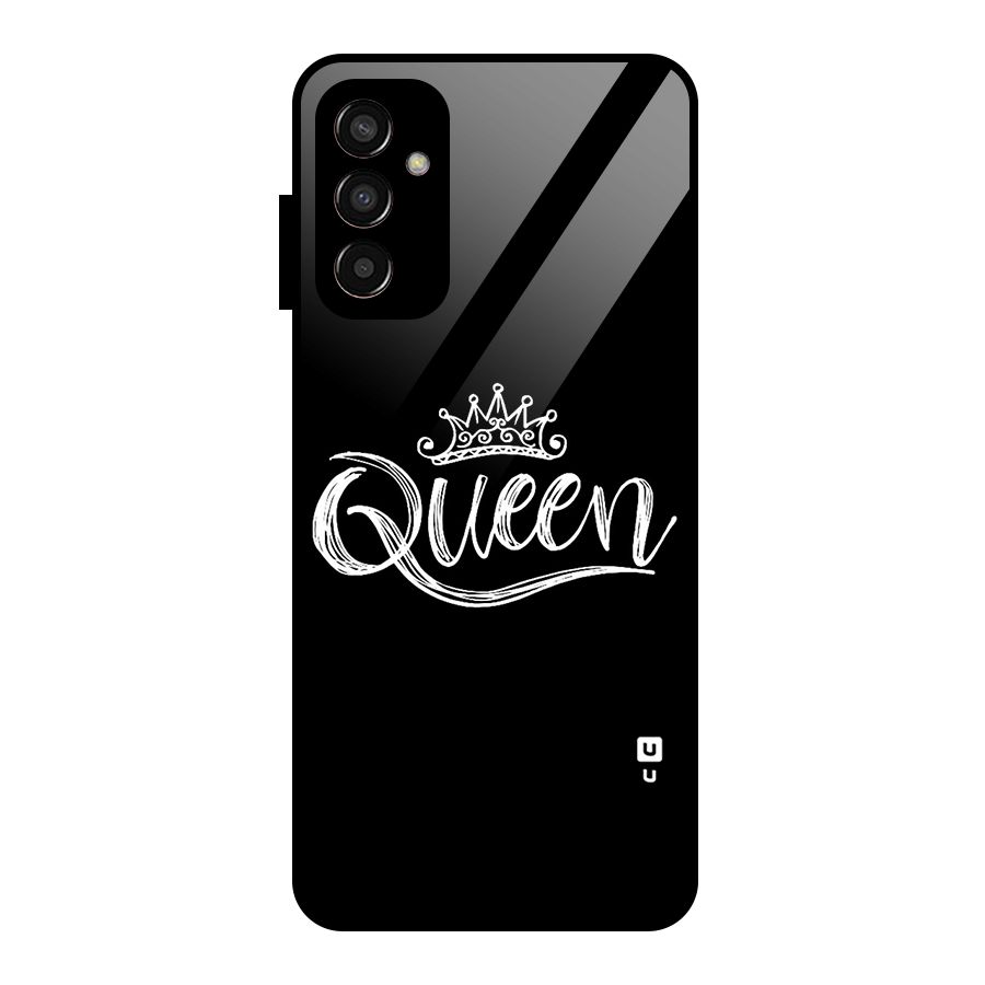 Queen Crown Glass Back Case for Galaxy F13