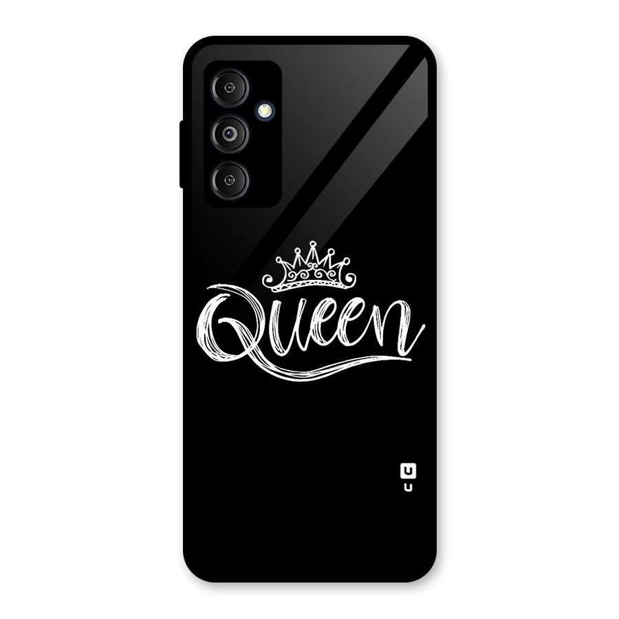 Queen Crown Glass Back Case for Galaxy M14 5G