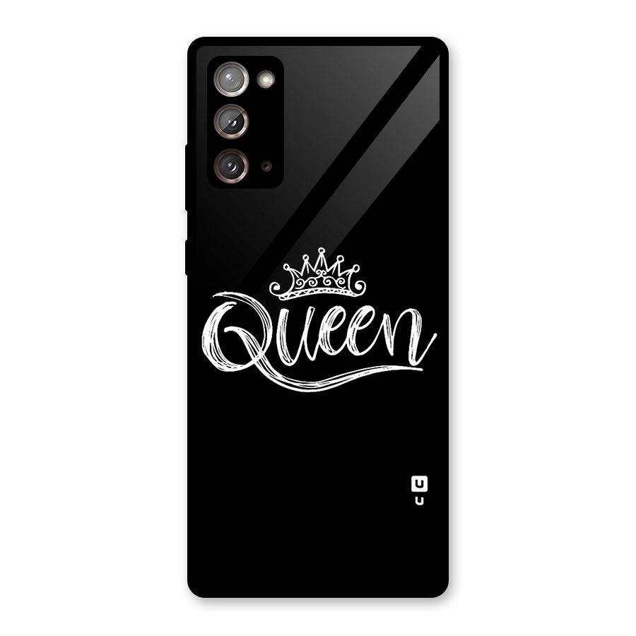 Queen Crown Glass Back Case for Galaxy Note 20