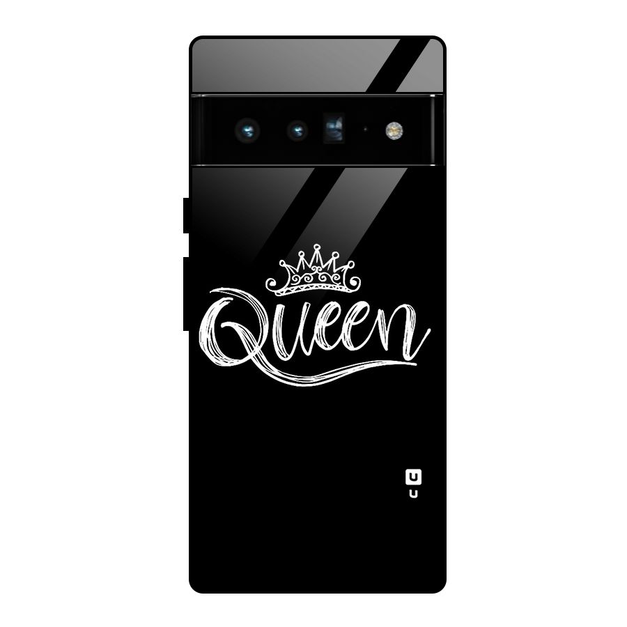 Queen Crown Glass Back Case for Google Pixel 6 Pro