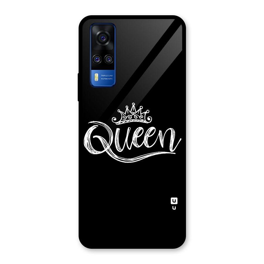 Queen Crown Glass Back Case for Vivo Y31
